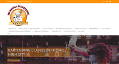 Desktop Screenshot of bartendingandcasinocollege.com